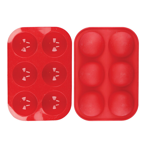 KitchenCraft Silicone Chocolate Bomb Moulds (Makes 6)