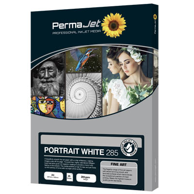 Permajet Portrait White 285 Printer Paper A3 25 Sheets, none
