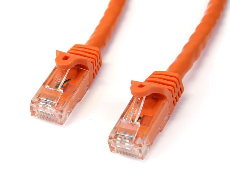 StarTech.com Cavo di rete CAT 6 - Cavo Patch Ethernet RJ45 UTP arancio da 5m antigroviglio