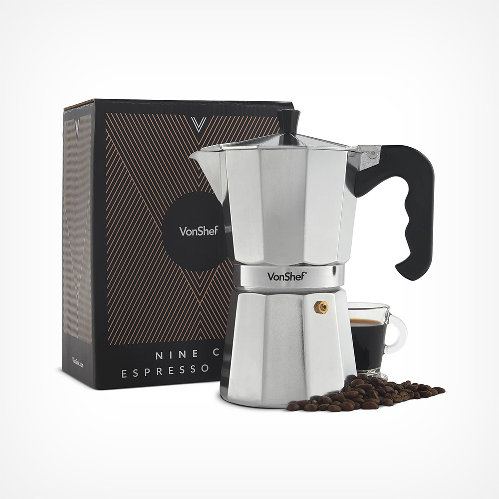 VonShef Espresso Maker brown,gray