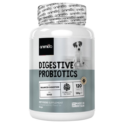 Digestive Support - Natural Digestive Soft Chews With Friendly Bacteria - 120 Tablets