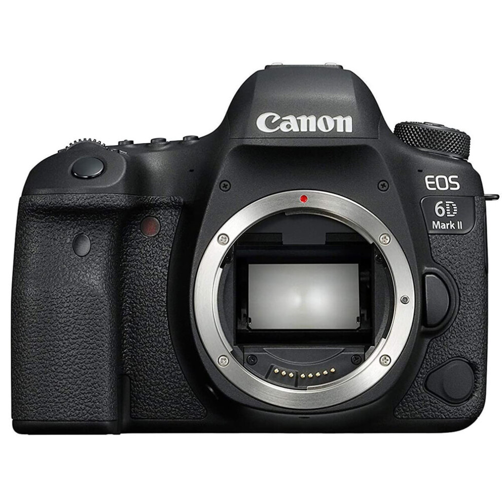 Canon EOS 6D MK II Digital SLR Camera, GPS, 1080p Full HD, 26.2MP, Wi-Fi, Bluetooth, NFC, 3 Vari-angle Touch Screen, Body Only