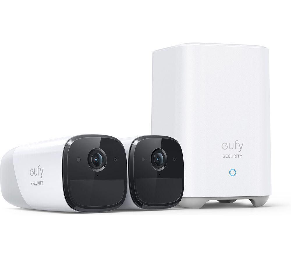 Eufy EufyCam 2 Pro - 2 Cam Kit + HomeBase 2 2K - White