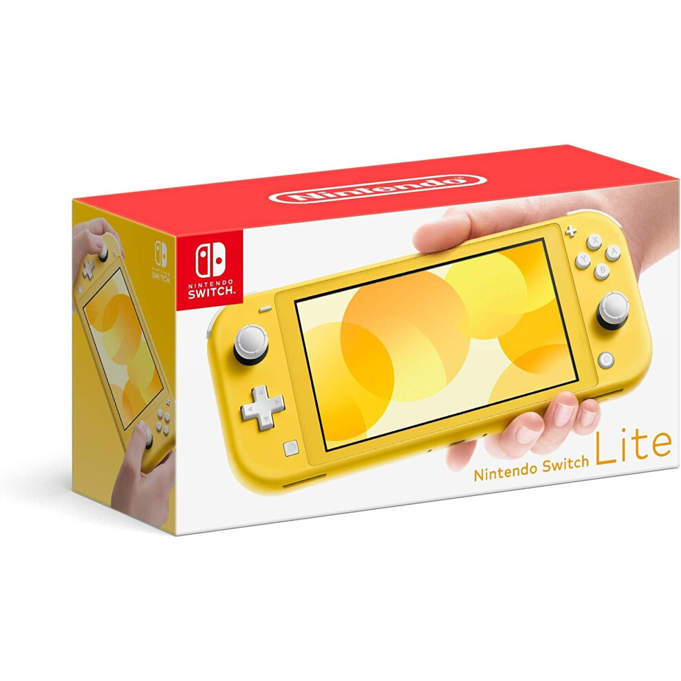 Nintendo Switch Lite - Yellow with Generic Portable Protective Case (Black)