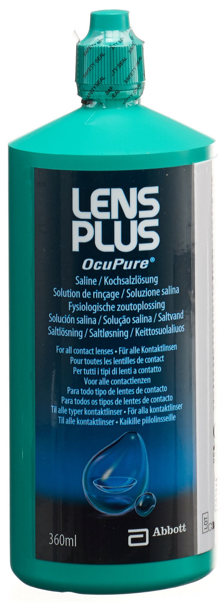 Alcon Lens Plus OcuPure Saline 360ml