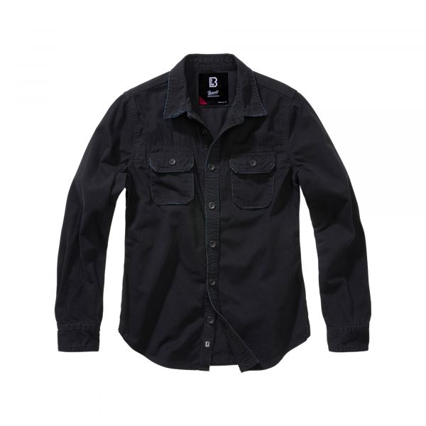 Brandit Girls Vintage Shirts Longsleeve Longsleeve black