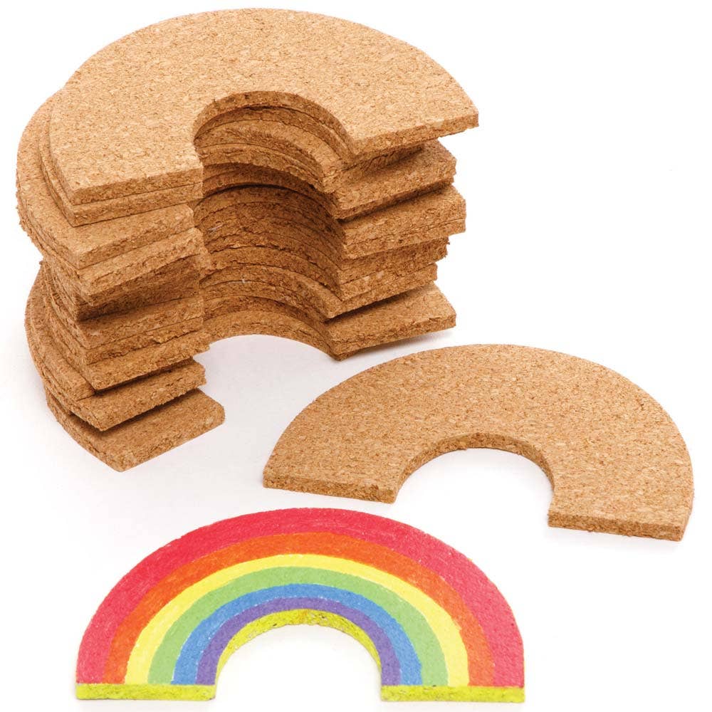 Baker Ross Cork Rainbows Value Pack (Pack of 30)