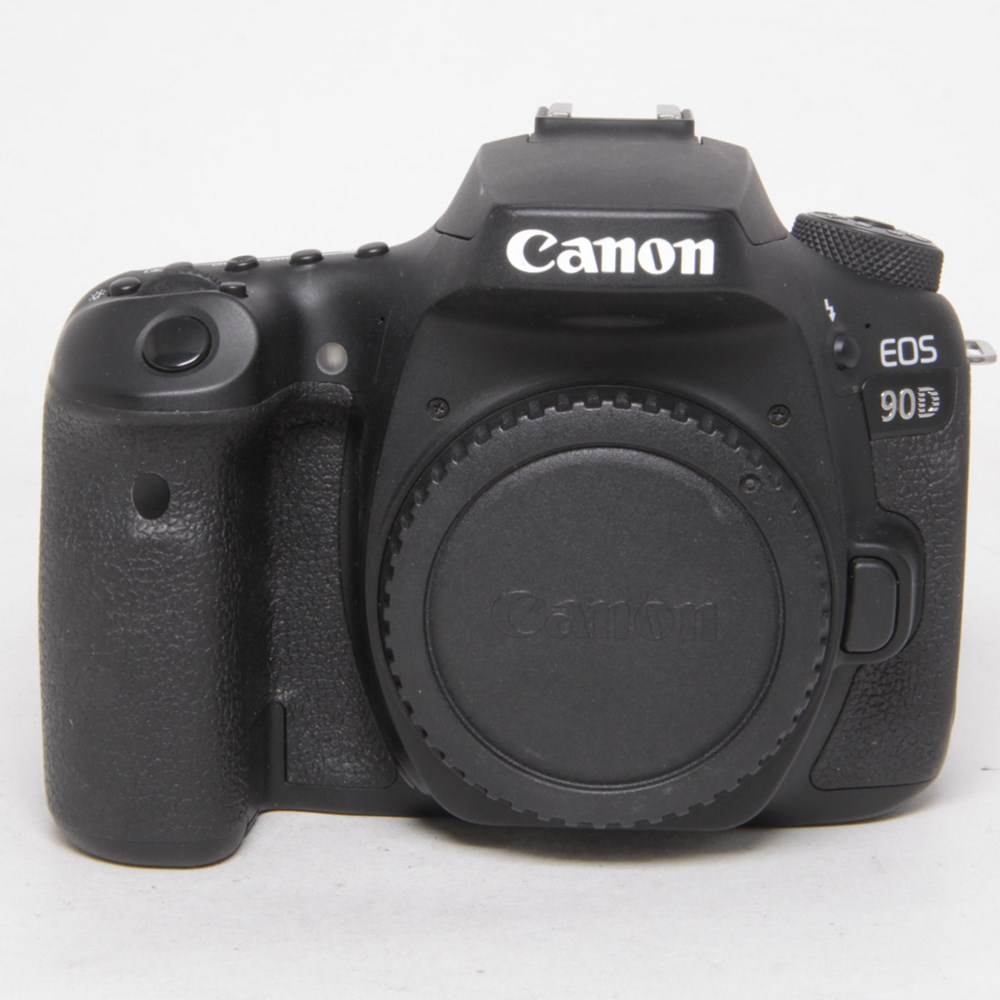 Canon EOS 90D Digital SLR Camera, 4K Ultra HD, 32.5MP, Wi-Fi, Bluetooth, Optical Viewfinder, 3 Vari-Angle Touchscreen, Body Only