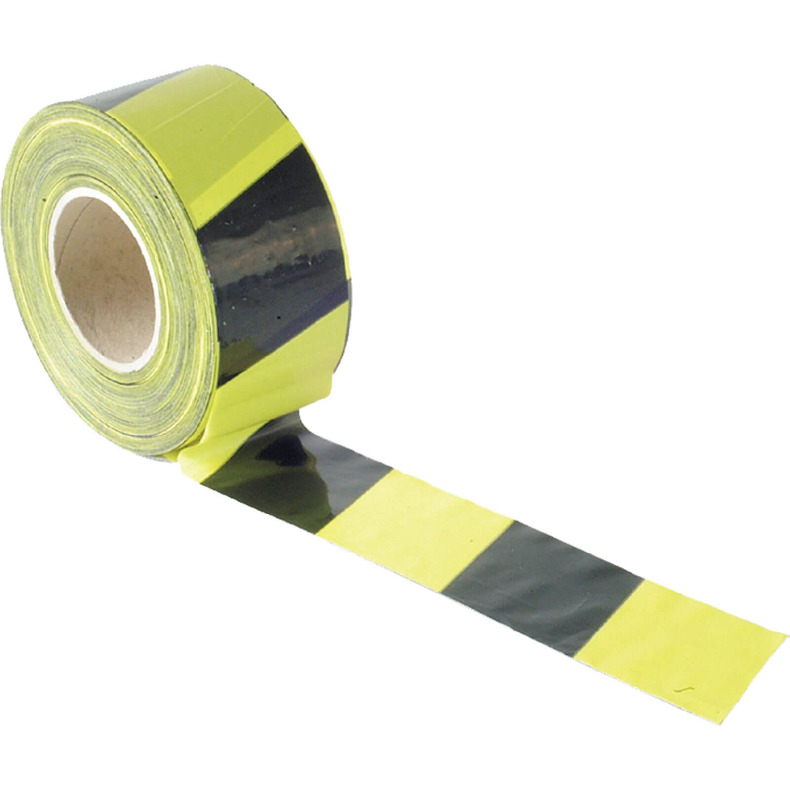 Ultratape NA70500BY Non-adhesive Black and Yellow Barrier Tape 70mm x 500m
