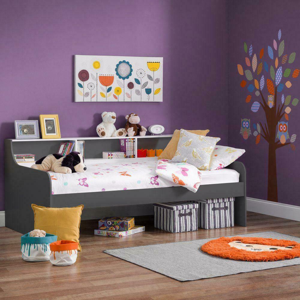 Happy Beds Grace - Single - Day Bed - Grey - Wood - 3ft