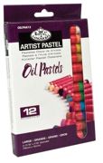 Pack of Large Oil Pastels 12 Pack