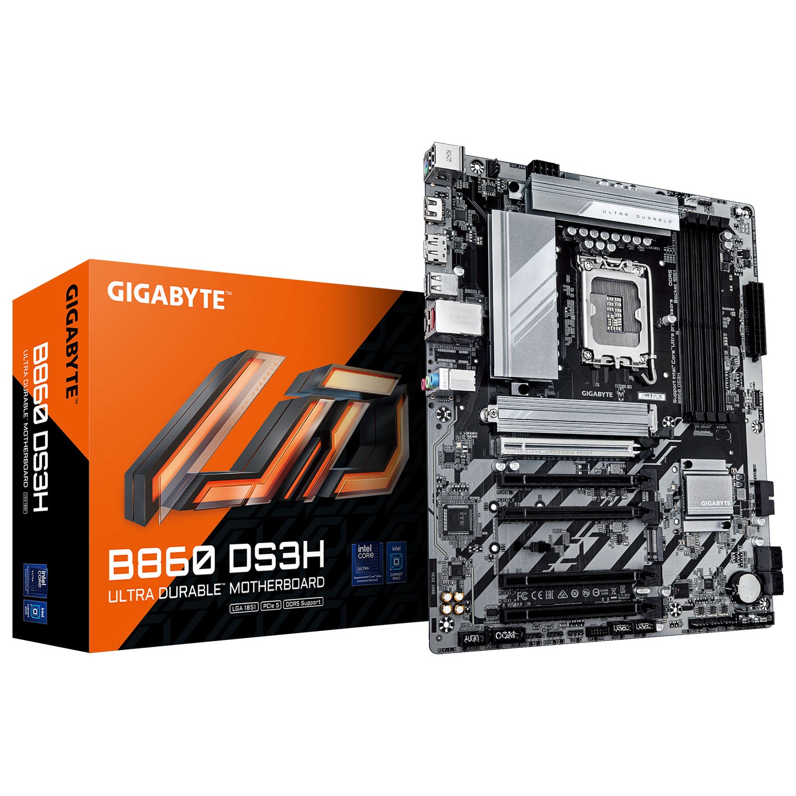  B860 Ds3h Atx Motherboard For Intel Lga1851 Cpus