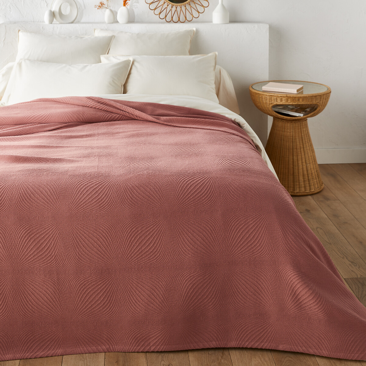 La Redoute Interieurs Pampa Textured 100% Cotton Bedspread by La Redoute