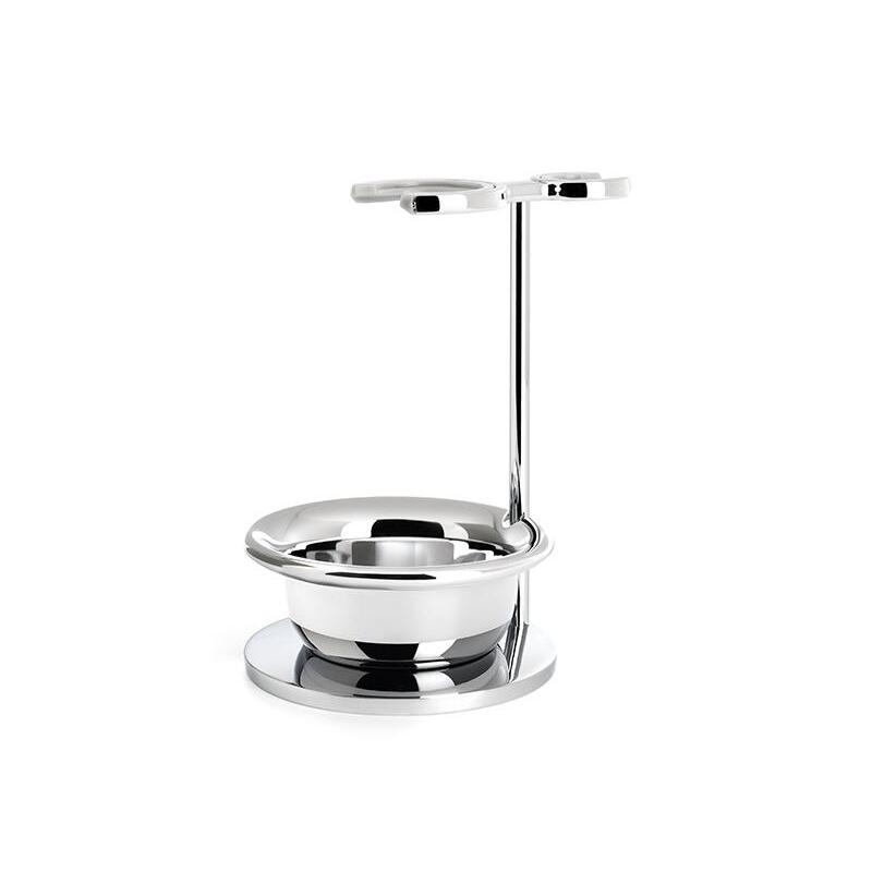Mühle Muhle Chrome Shaving Brush Razor and Bowl Stand For Vivo and Rytmo