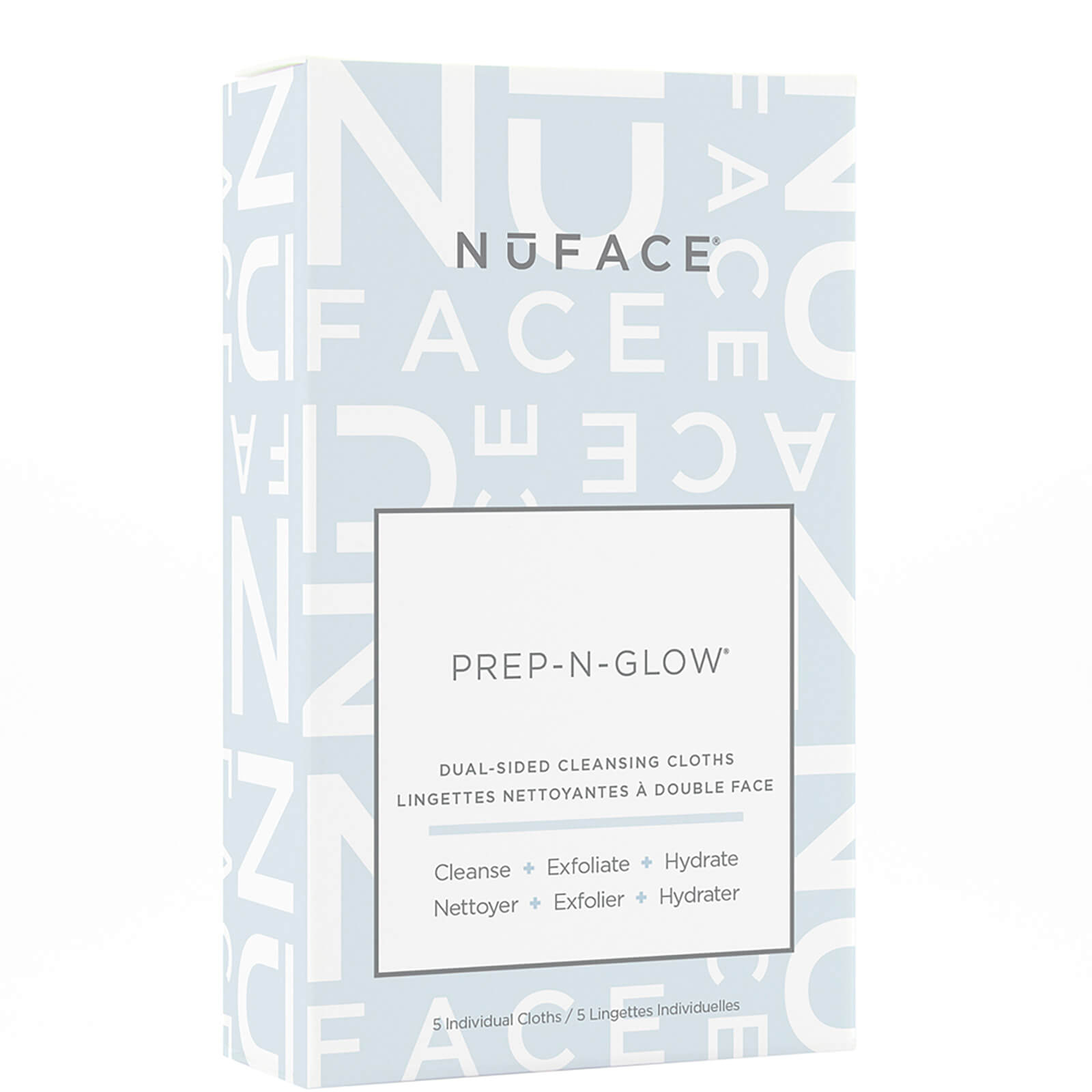 NuFACE Prep-N-Glow salviette detergenti