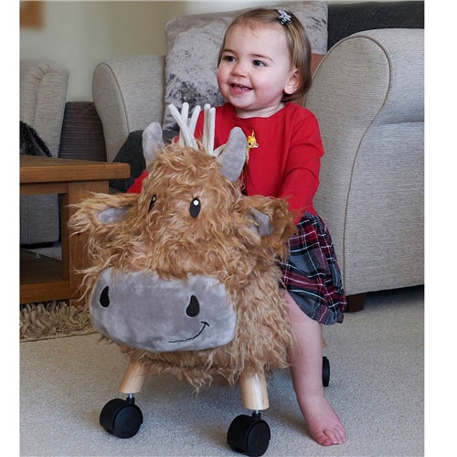 Little Bird Told Me Ride Hubert Highland Cow