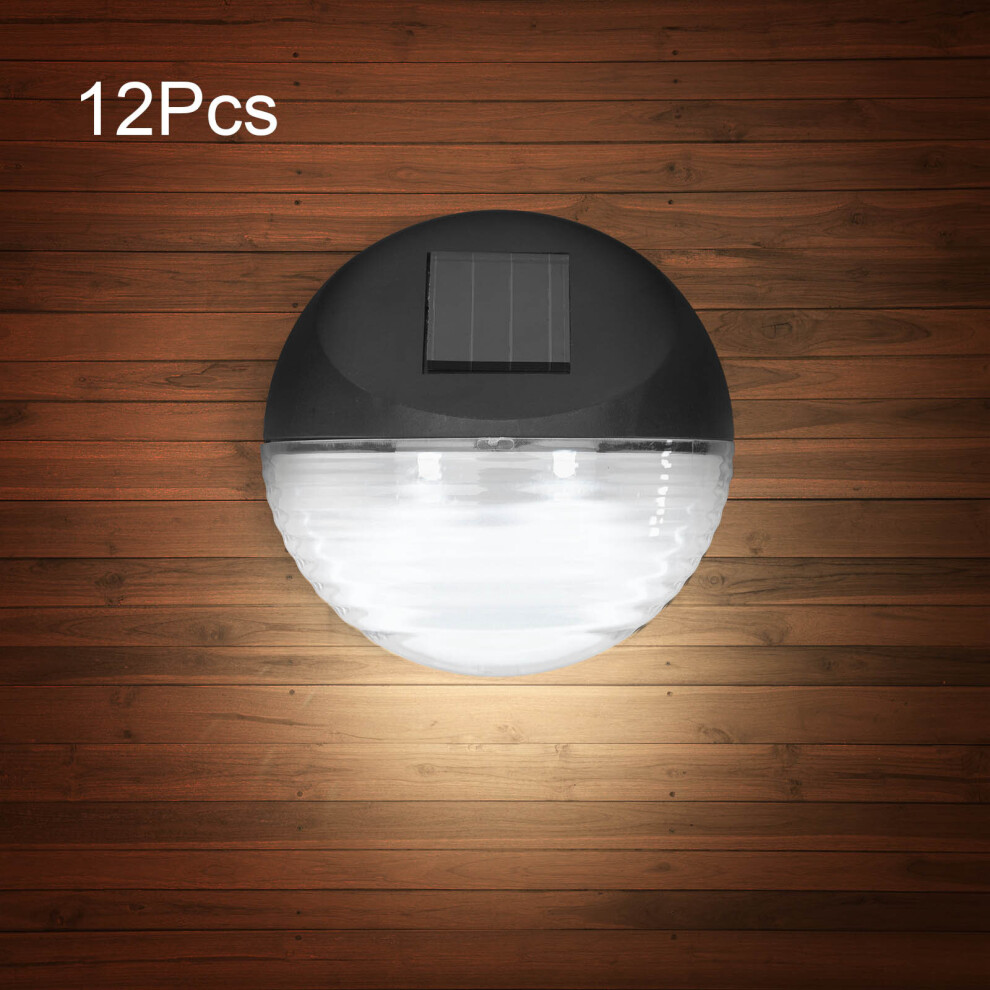 Unbranded 12 Solar Powered LED Garden Outdoor Fence Lights Wall Lighting