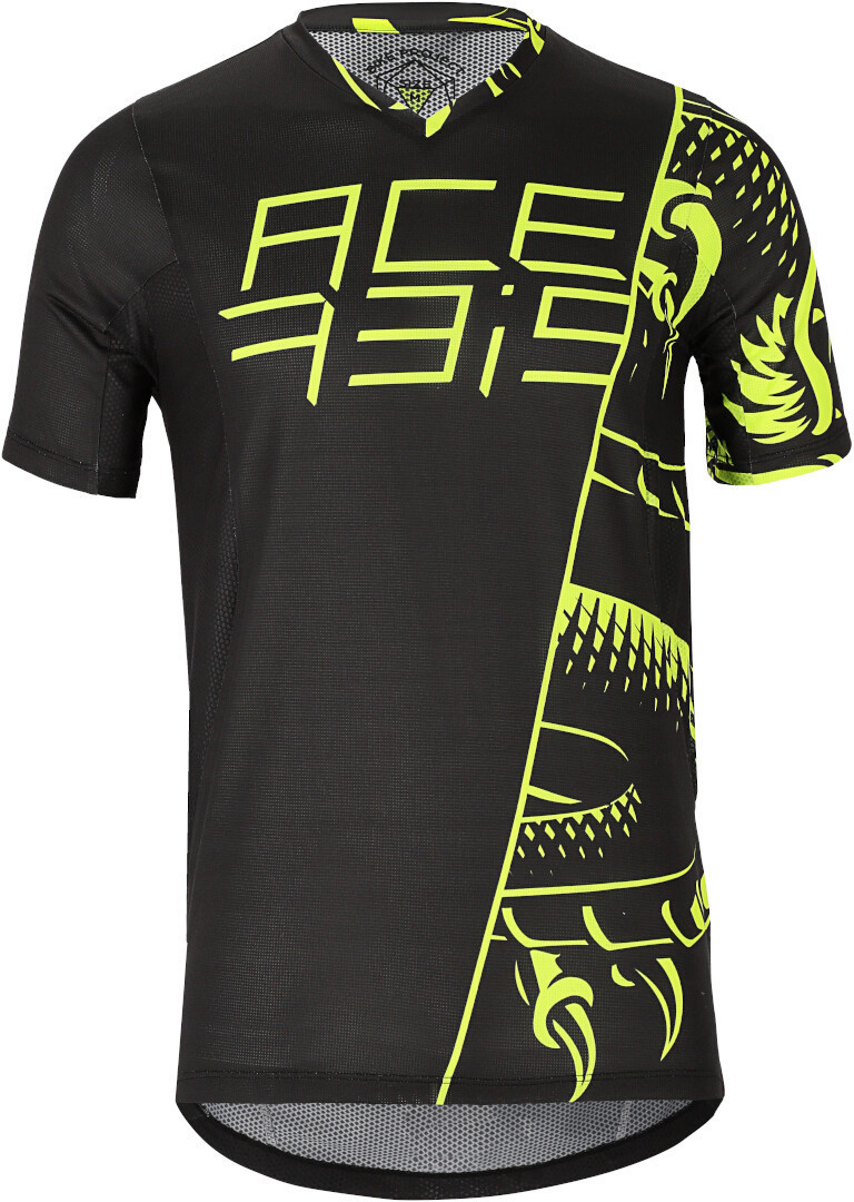 Acerbis Combat Bicycle Jersey, black-yellow, Size S, black-yellow, Size S