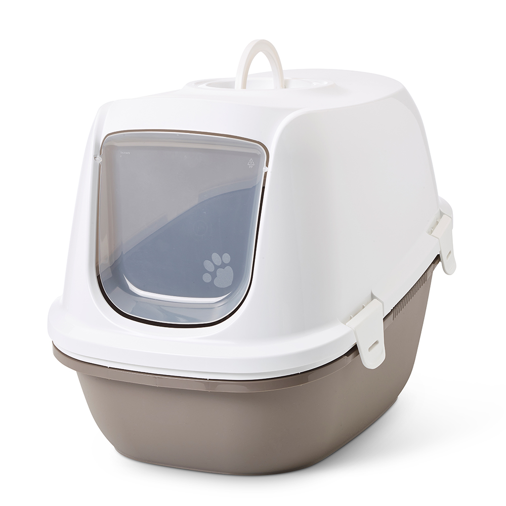 Savic Reina Cat Litter Tray with Sieve - Grey/White