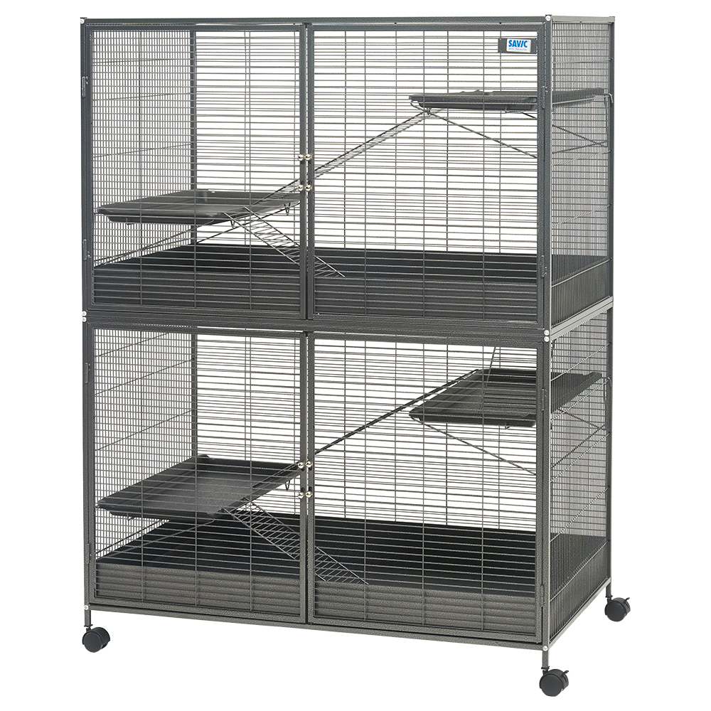 Savic Suite Royal XL - Grey: 115 x 67.5 x 153 cm (L x W x H)