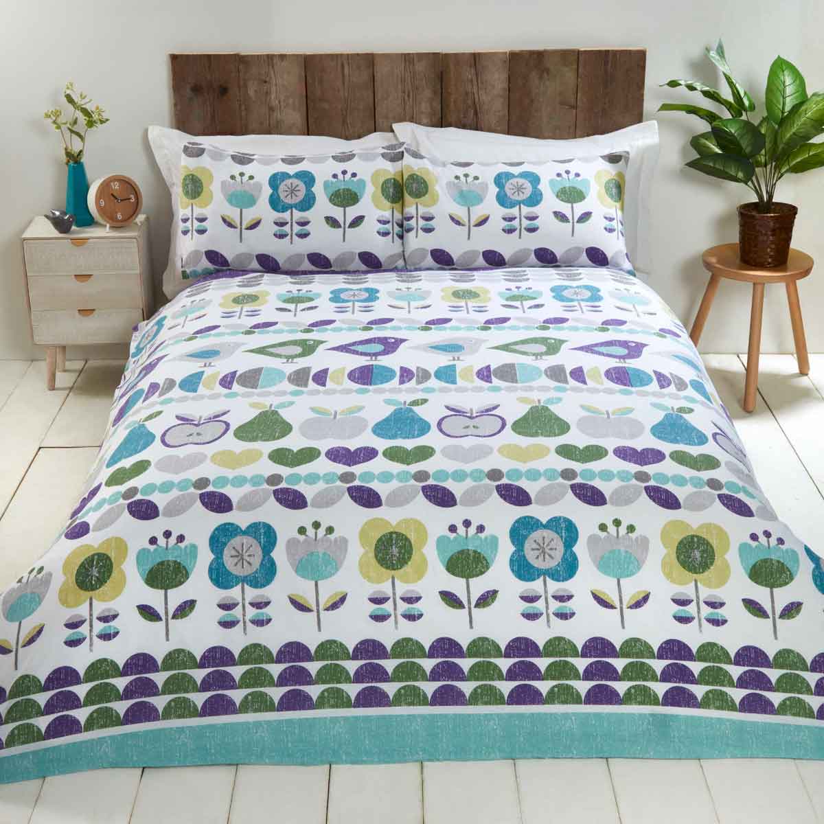 Rapport Home Hygge Duvet Set: Blue/Super King