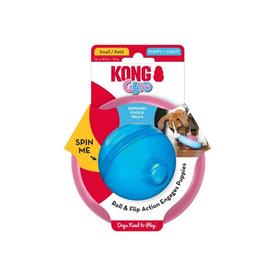 KONG Gyro Puppy Assorted Small Dog Toy - Small