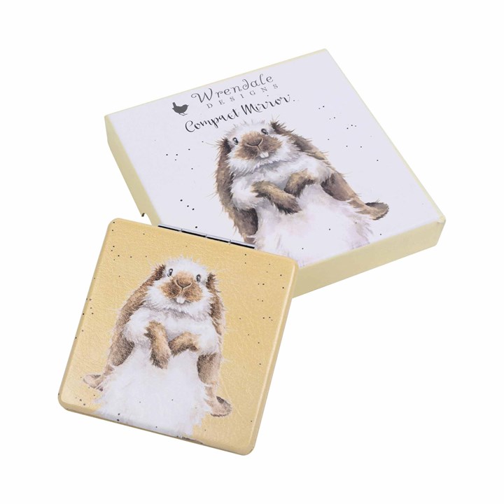 Wrendale Designs , Earisistible Rabbit Compact Mirror