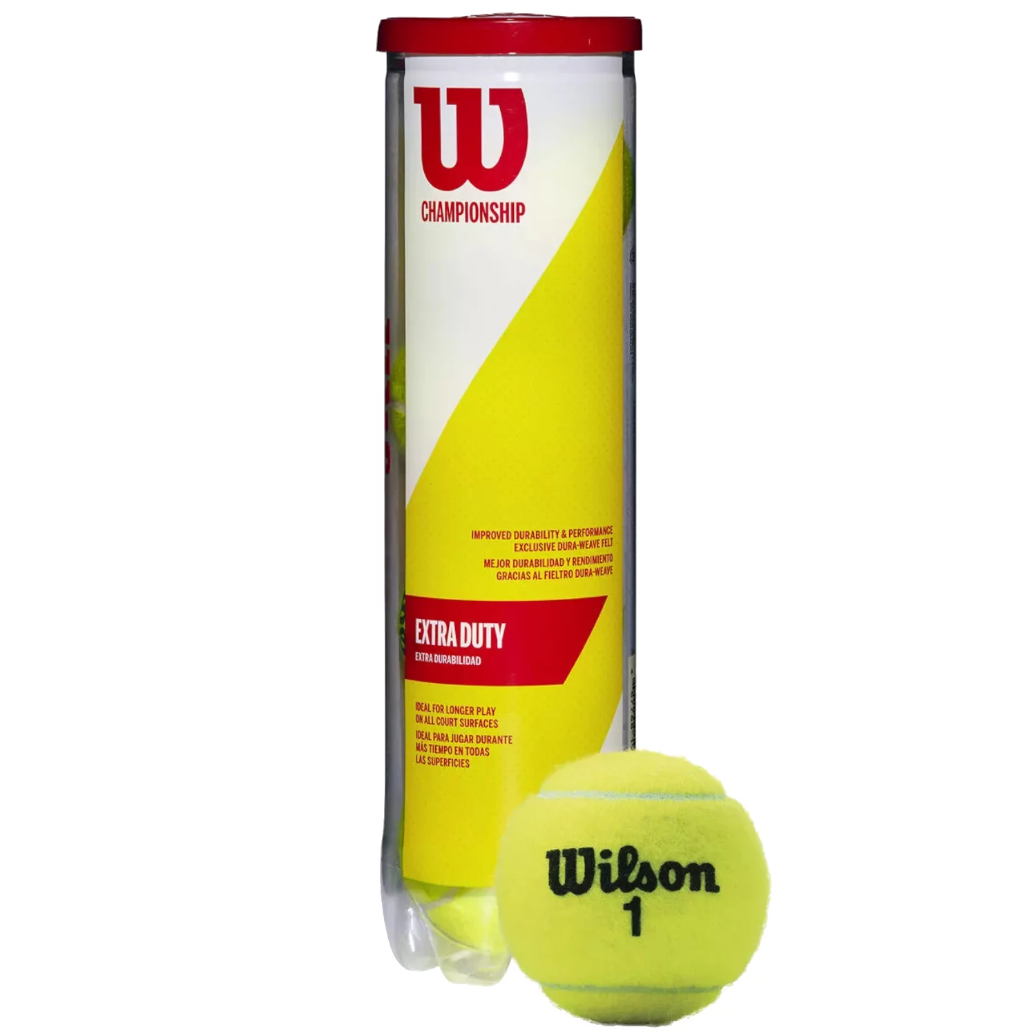 Wilson Championship Tennis Balls, Pack Of 4