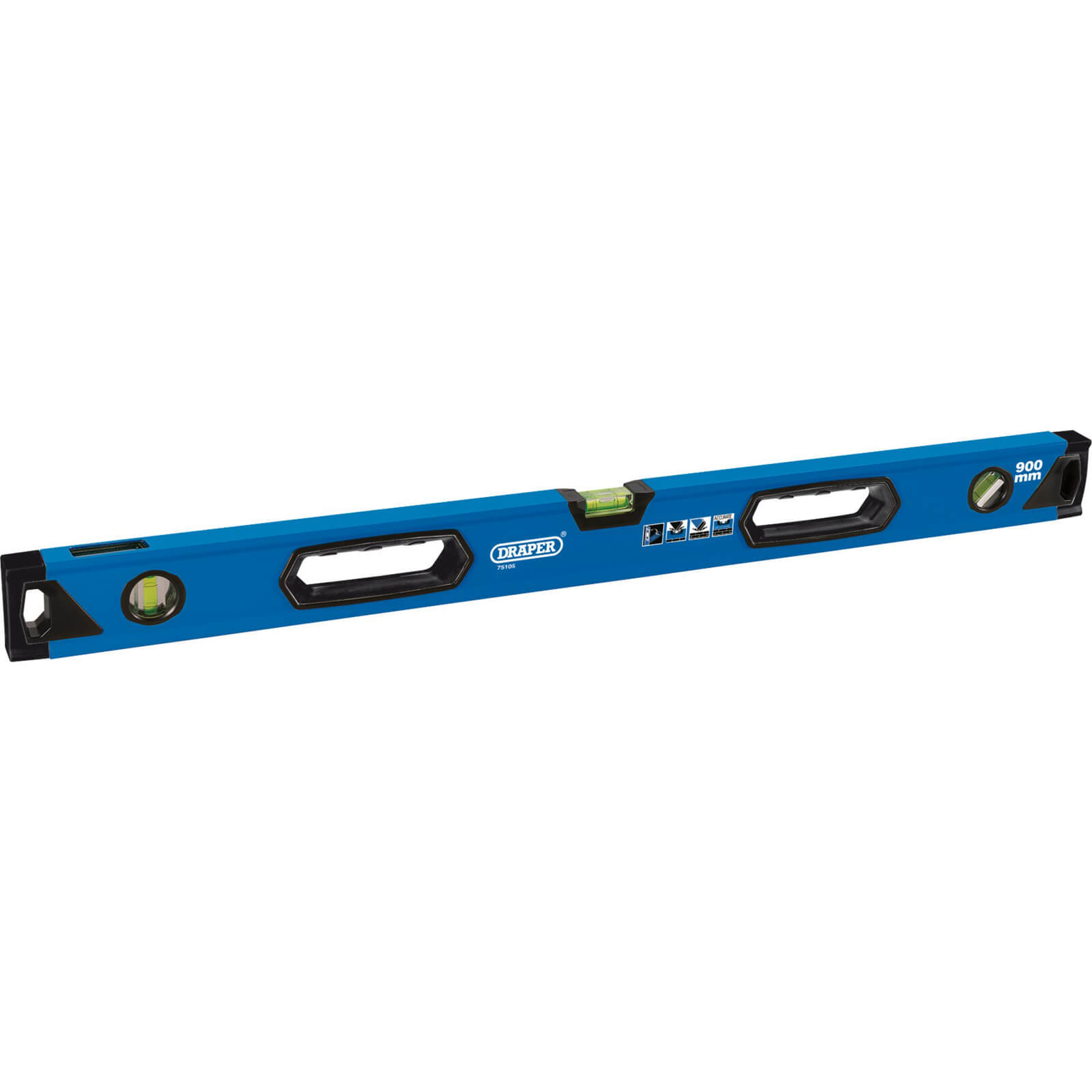 Draper Box Section Level with Side View Vial, 900mm