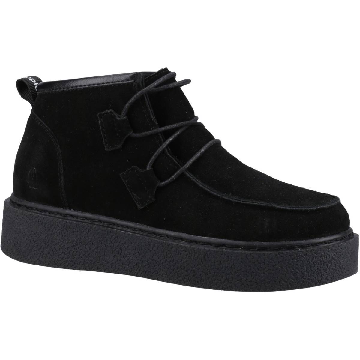 Hush Puppies Brianna Womens Ankle Boots Colour: Black Suede, Size: 6