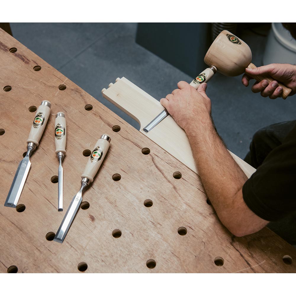 KIRSCHEN 1181 4 Piece Bevel Edge Chisel Set