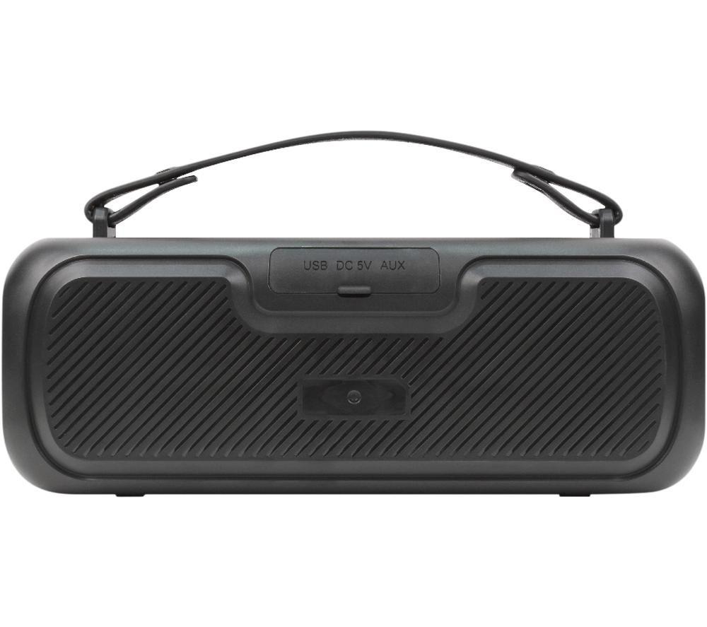 Boombox Wireless Speaker 30w With Led Lights - Black