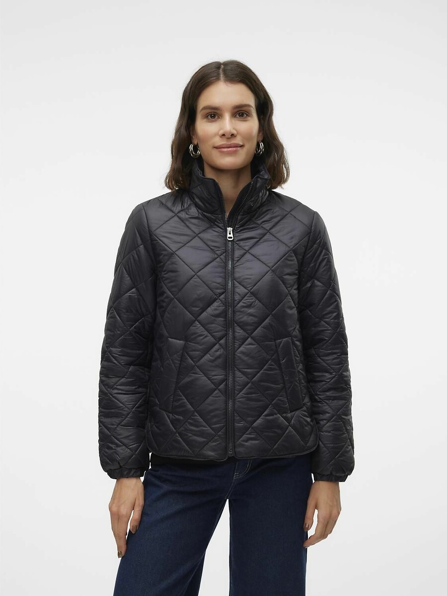 Vero Moda Quilted Padded Jacket With High Neck