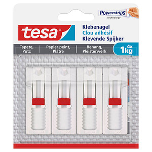 Tesa 77774-00009-00 Adhesive Nail white 4pcs strong hold no drilling