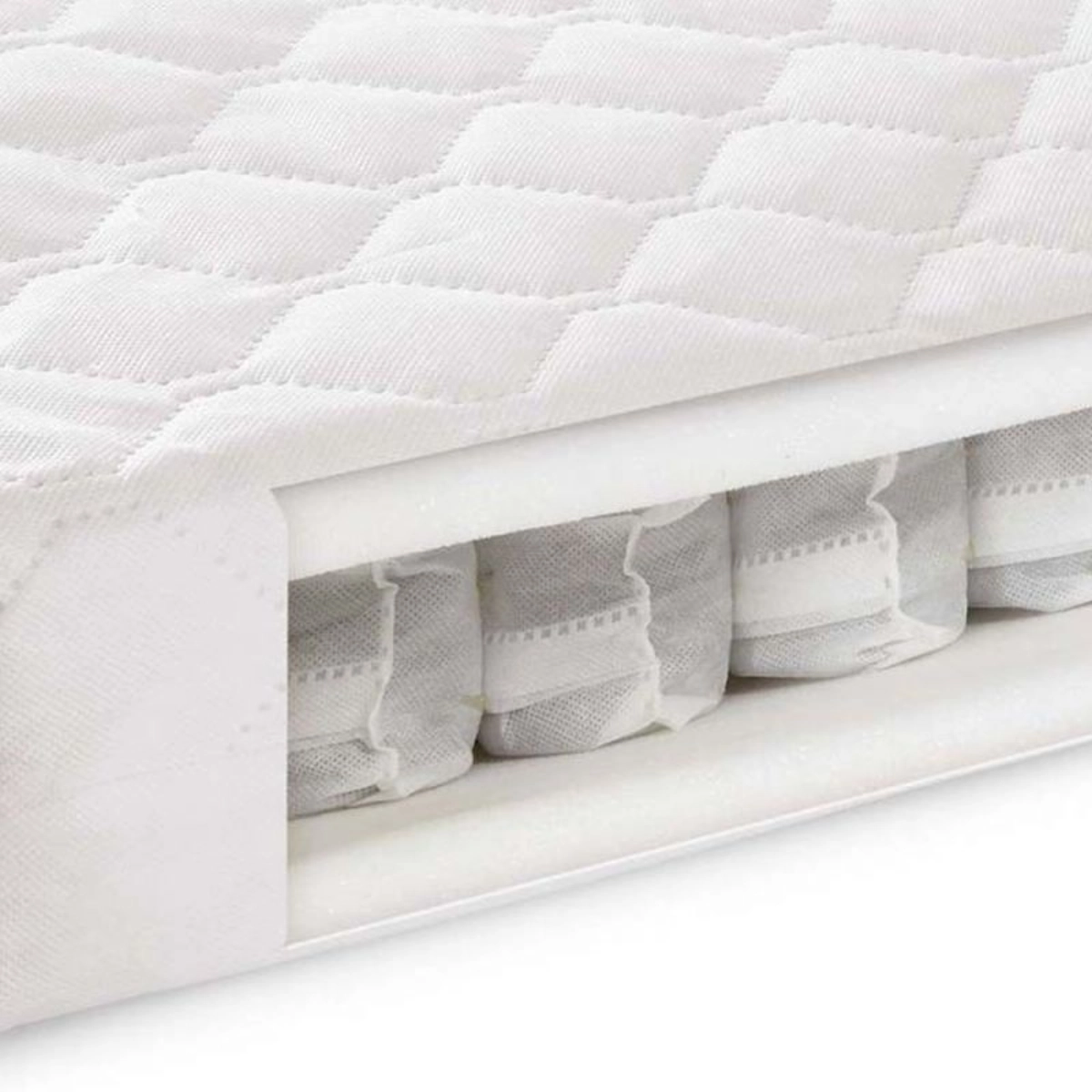 Kiddies Kingdom Mattresses Kiddies Kingdom Deluxe Pocket Sprung Mattress (120x60)