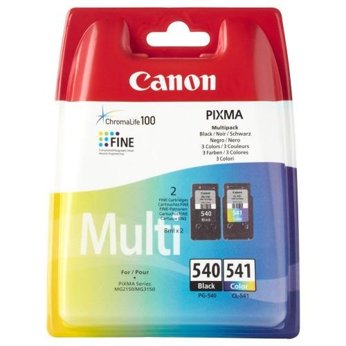 Canon PG-540 / CL-541 Ink Cartridge Multipack, Pack of 2