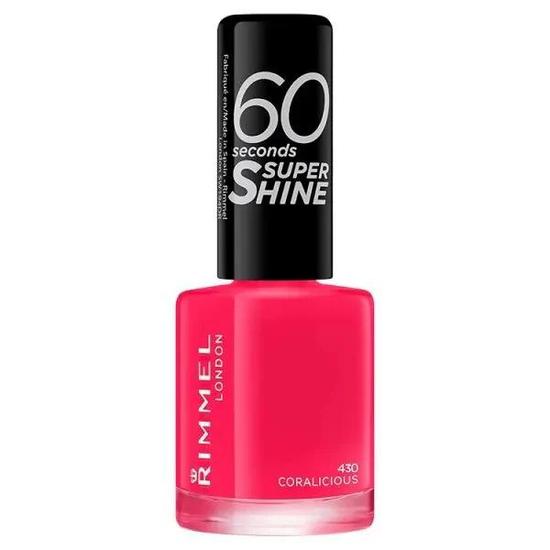 Rimmel London 60 Seconds Nail Polish - Coralicious (430) 8ml