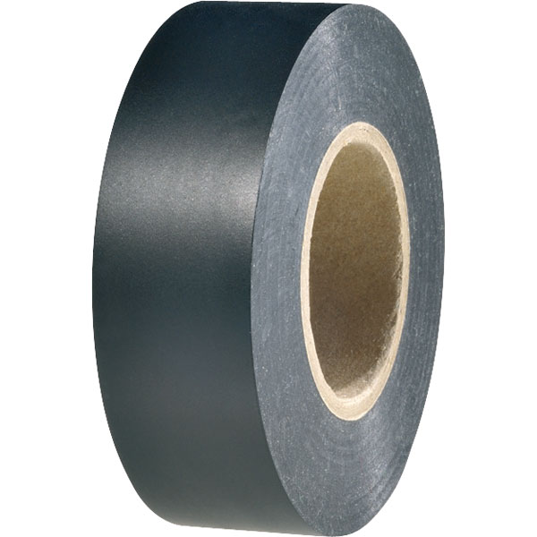 HELLERMANNTYTON HelaTape Flex Black Electrical Tape, 50mm x 33m