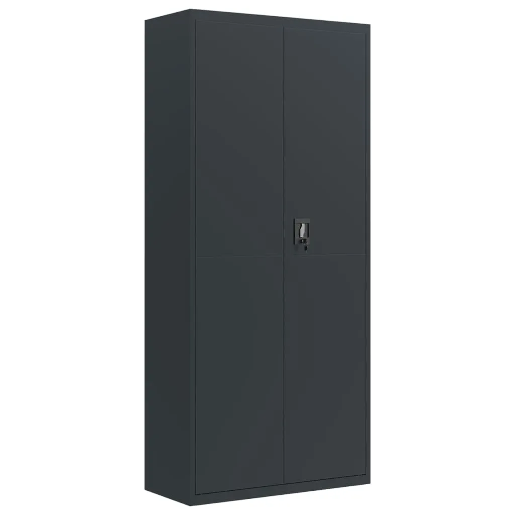 VidaXL File Cabinet Anthracite 90X40X200 Cm Steel