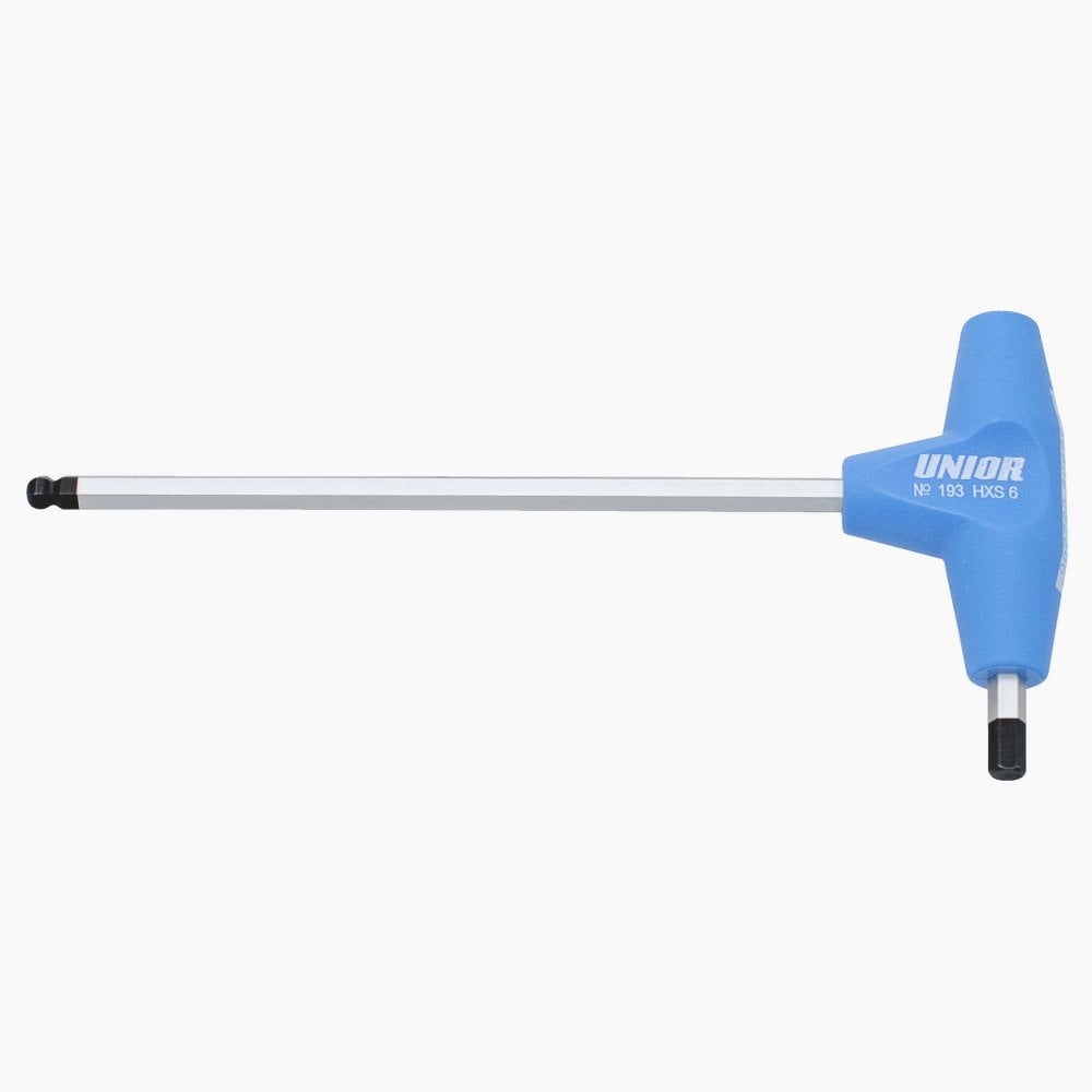 Unior Tool - Ball-End Hexagonal Screwdriver With T-Handle Blue 10MM Si
