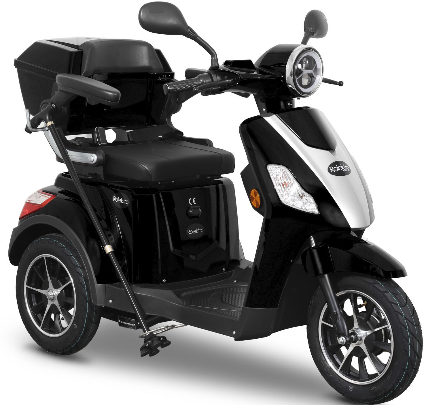 Rolektro  Elektromobil E-Trike 25 V.2, Blei-Gel-Akku, 1000 W, 25 km/h, (mit Topcase)