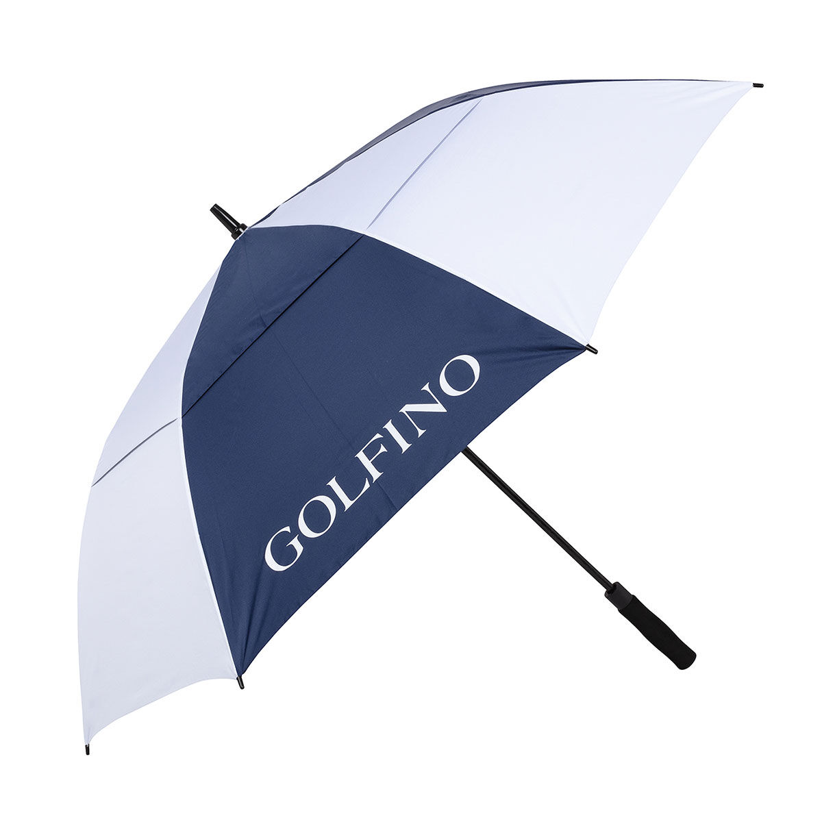 Golfino Windproof UV Umbrella, Female, 62 inches, Navy/light blue  | Online Golf