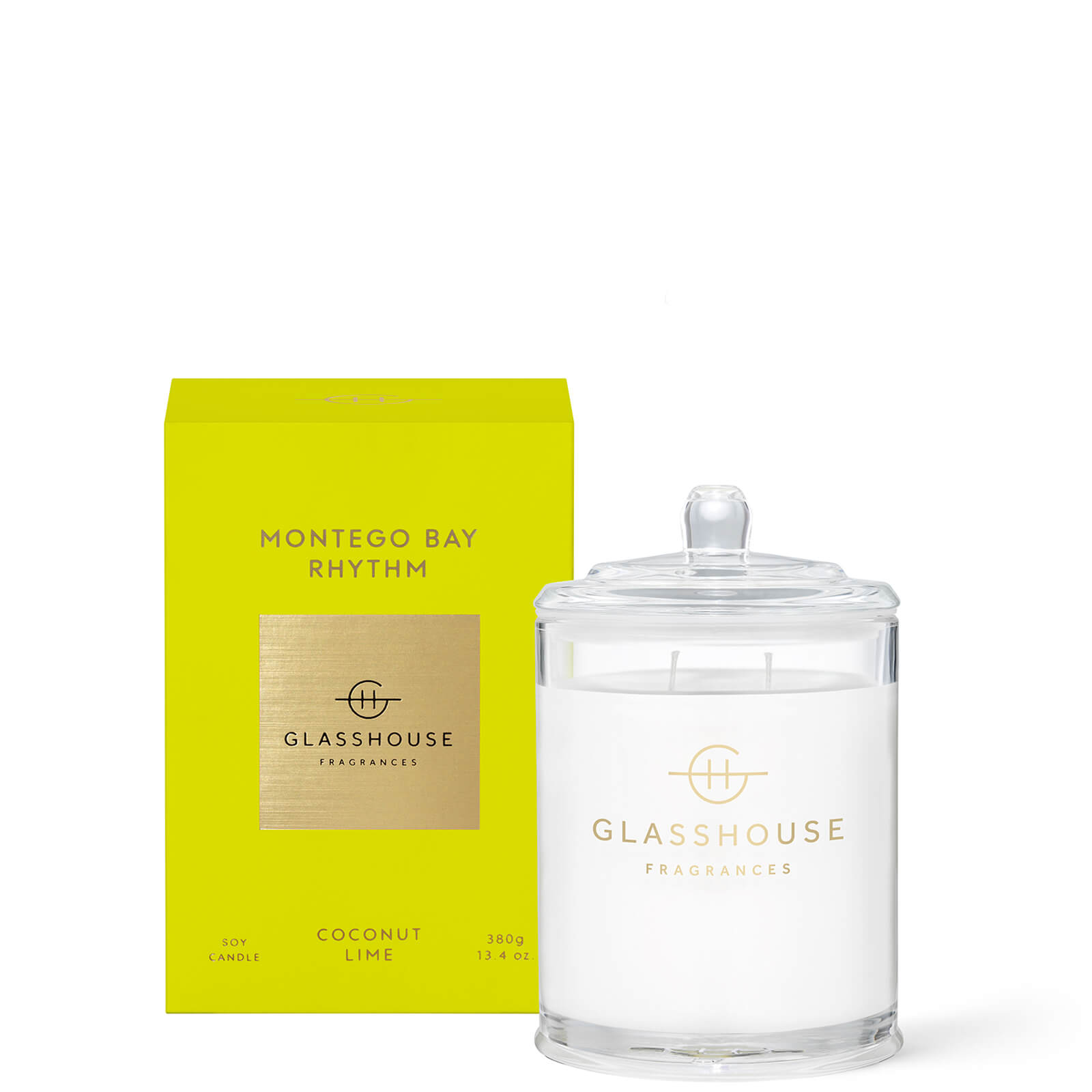 Glasshouse Fragrances Glasshouse Montego Bay Rhythm Candle 380 γρ.