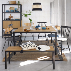 La Redoute Collection CALI Fluffy Geometric Cotton Cushion Cover by La Redoute