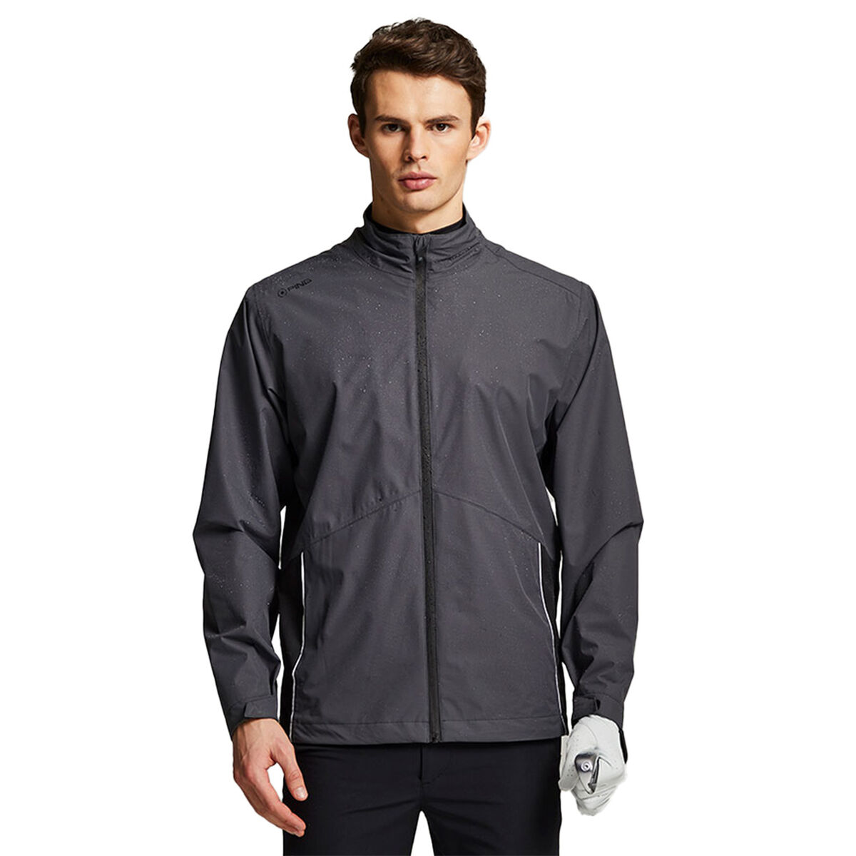 Ping Senordry Waterproof Golf Jacket, Mens, Asphalt/black, Xl  | Online Golf