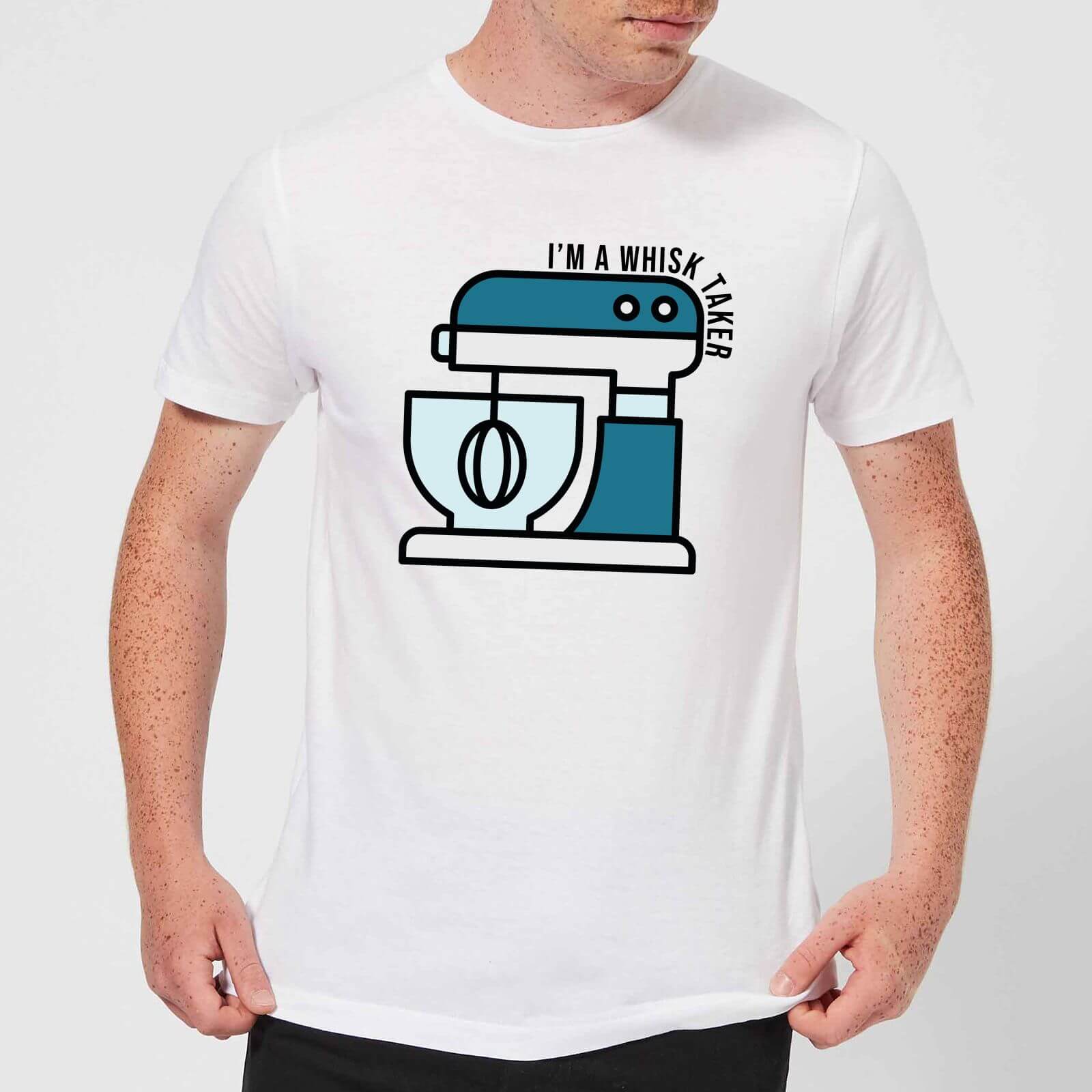 By IWOOT Cooking I'm A Whisk Taker Men's T-Shirt - XL - White | adult