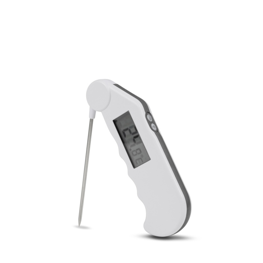 ALLIANCE Folding Probe Thermometer 15.5 x 5.2 x 2cm White (Each)