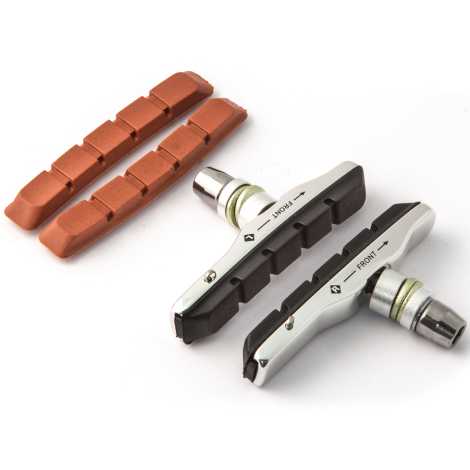 Clarks CP513 70mm XTR V-Brake Brake Blocks - Silver / 1 Pair