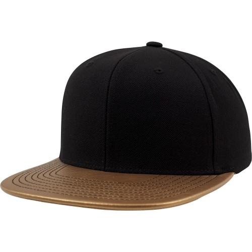 Metallic Visor Snapback Cap