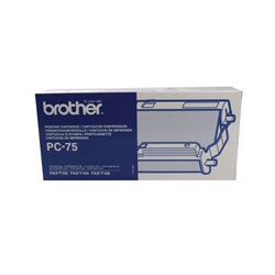 Brother Pc75 Black Fax Ink Cartridge - Pc75